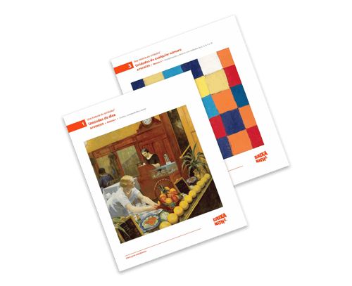 Imagen de las portadas del libro Aprender de Eureka Math Squared de los niveles 1 y 3