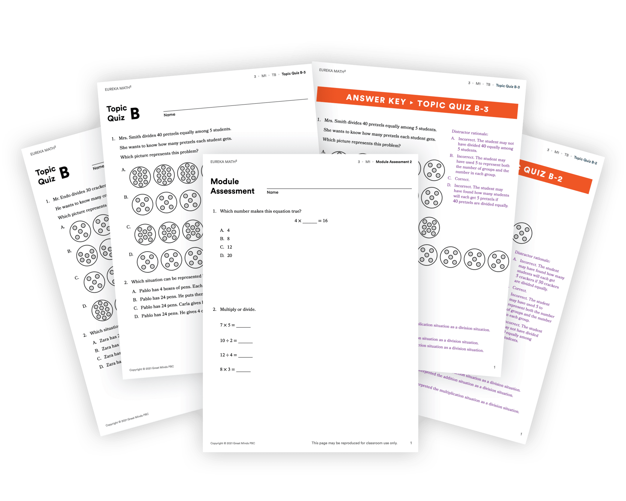 Eureka Math 2 - Quiz and Assessment Sample