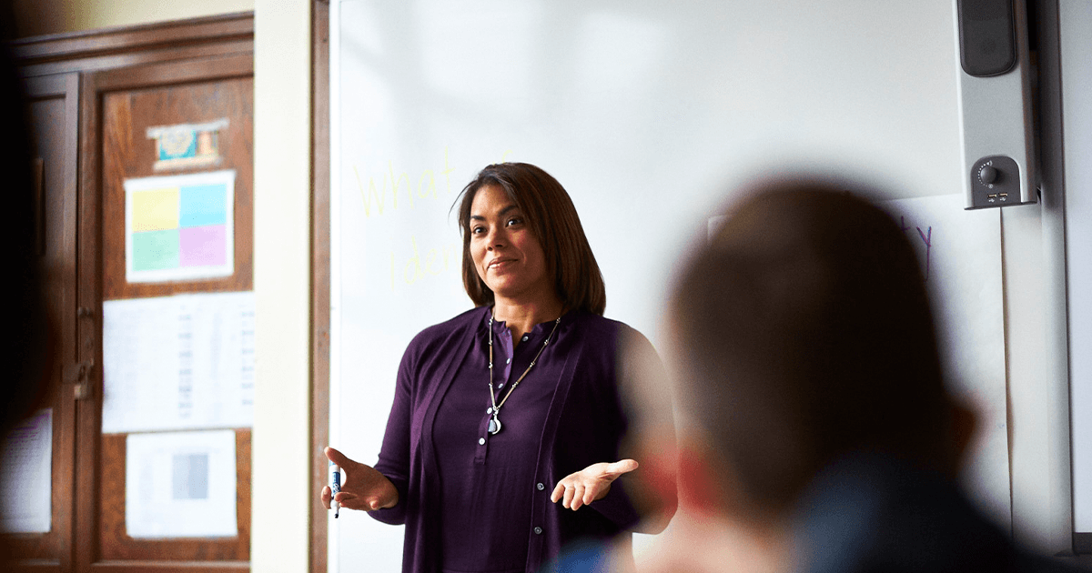 Great Minds Teacher Talking